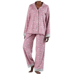 Munki Munki Pink Sassy Cat Pajama Set Taylor Swift M NIP